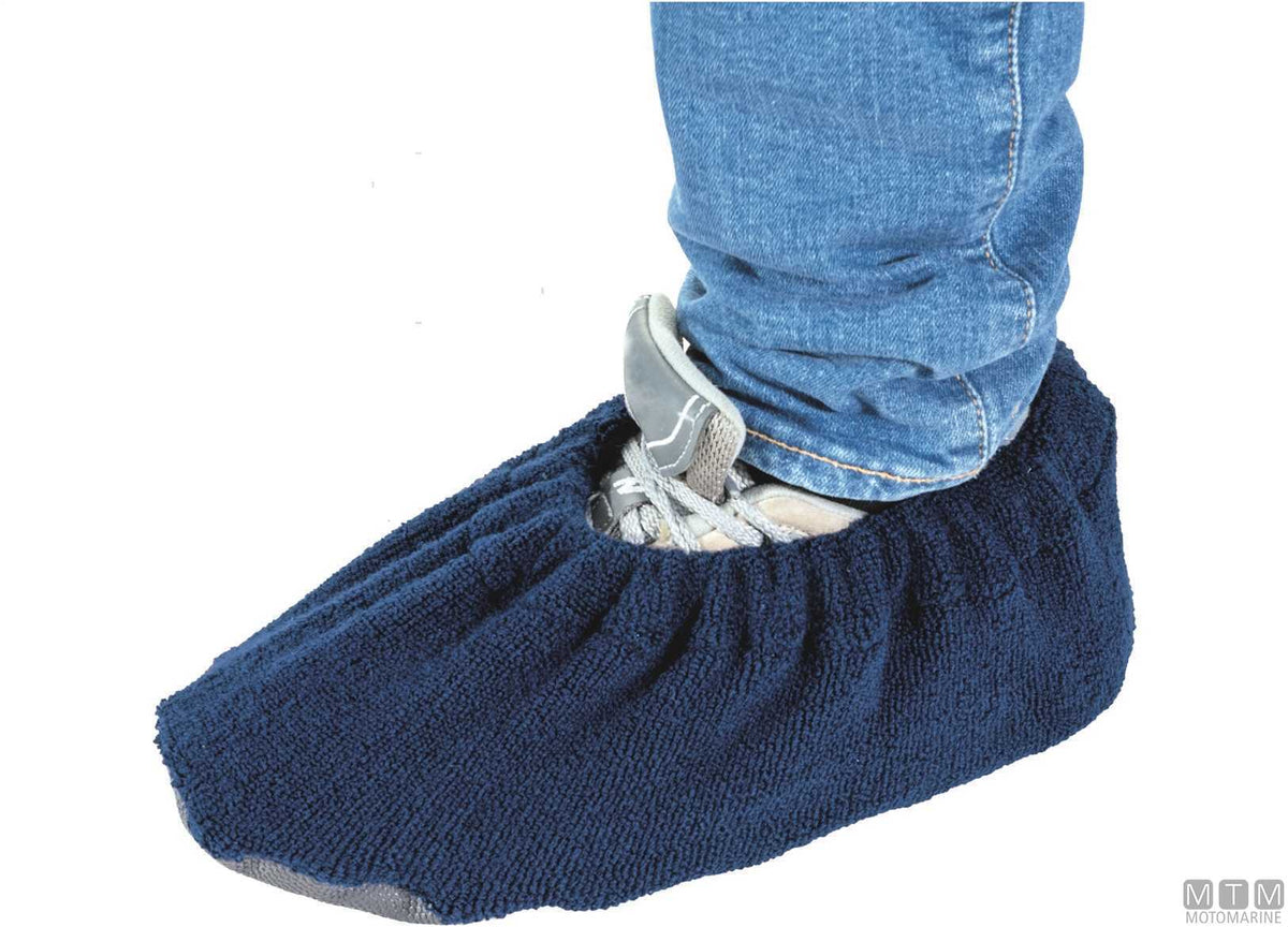 Fendress blue shoe covers, 44+ - original photo Motomarine Srl