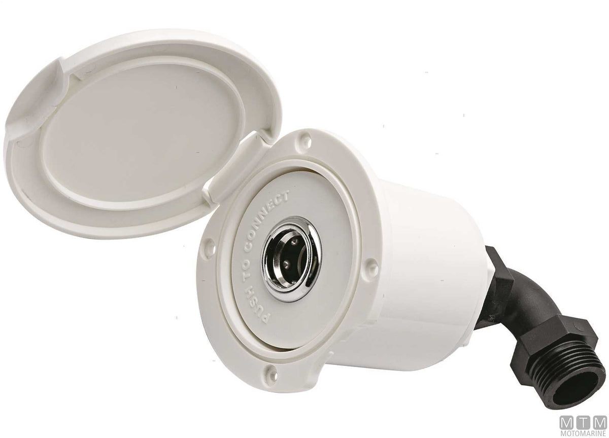 Quick connector box water outlet chrome - original photo Motomarine Srl