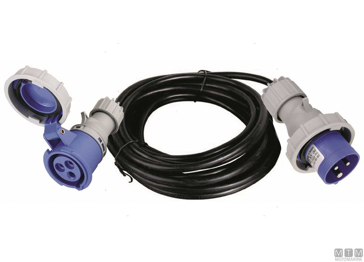 CE extension cord IP67 230V 16A 20 m - original photo Motomarine Srl