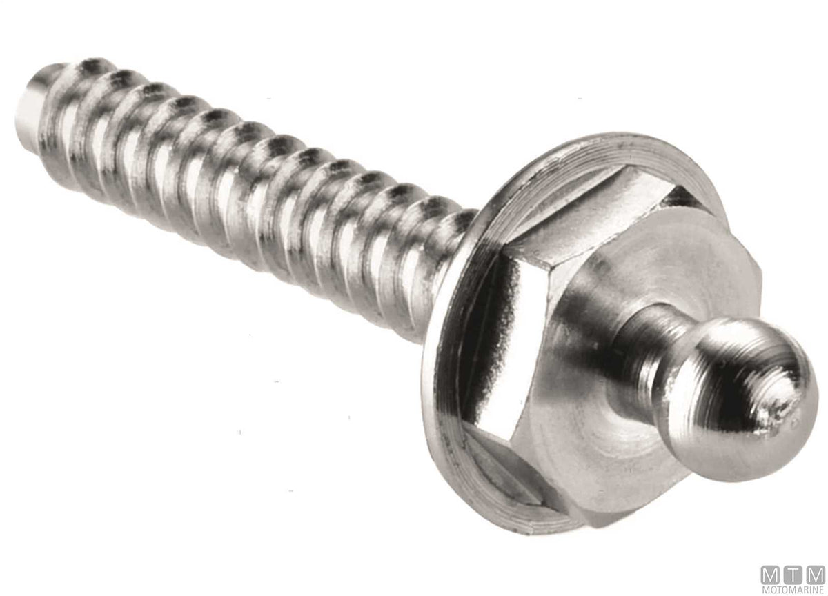 LOXX biting screw 16 mm black chrome - original photo Motomarine Srl