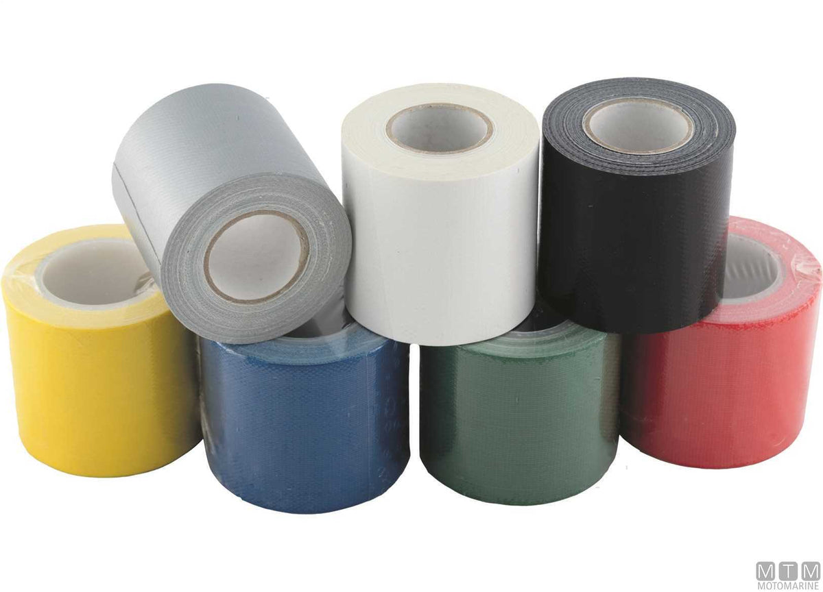 Waterproof duct tape blue H50 mm L5 m - original photo Motomarine Srl