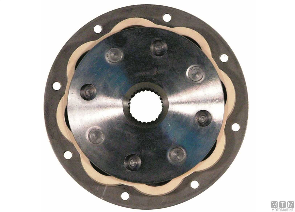R&D Medium coupling disc Ø155 mm 26 teeth - original photo Motomarine Srl
