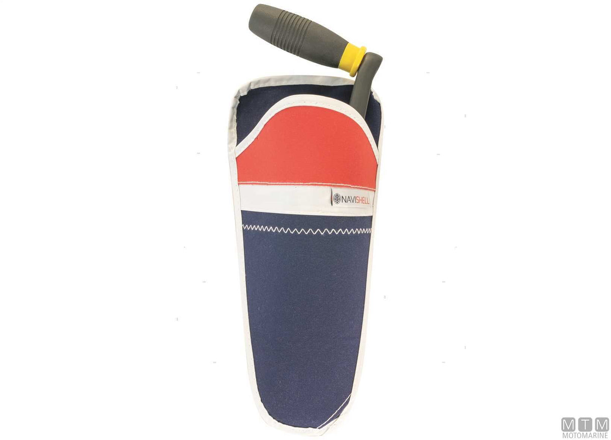 Navishell winch handle pocket, grey - original photo Motomarine Srl