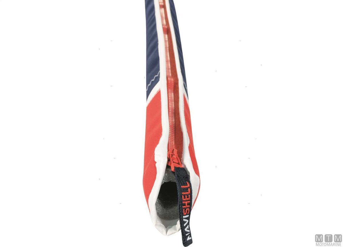 Navishell lifeline cover L150 cm navy blue - original photo Motomarine Srl