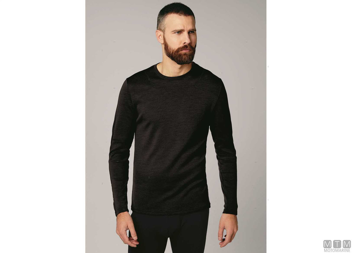 H/H Lifa Merino Crew shirt 990 black XL - original photo Motomarine Srl