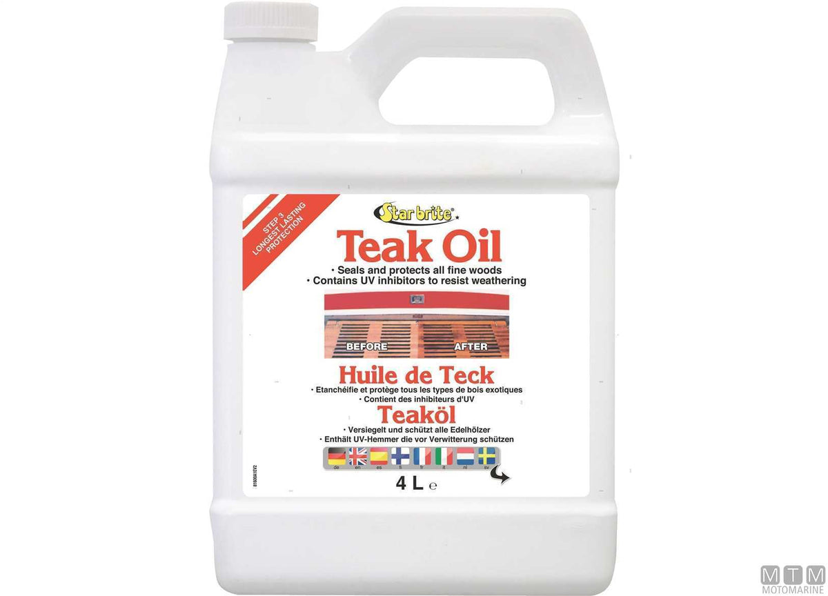 Star Brite Teak Oil 3.8 l - original photo Motomarine Srl