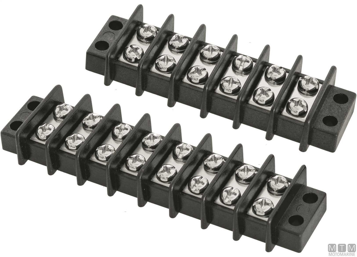 Terminal block 20 A 8 terminals - original photo Motomarine Srl