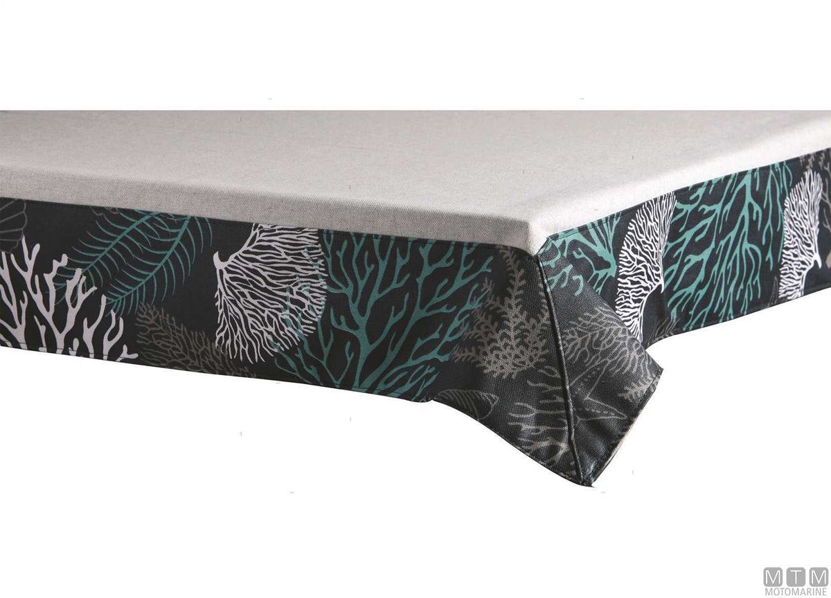 Stain-resistant tablecloth MB Coastal 155x130 cm, ecru - original photo Motomarine Srl