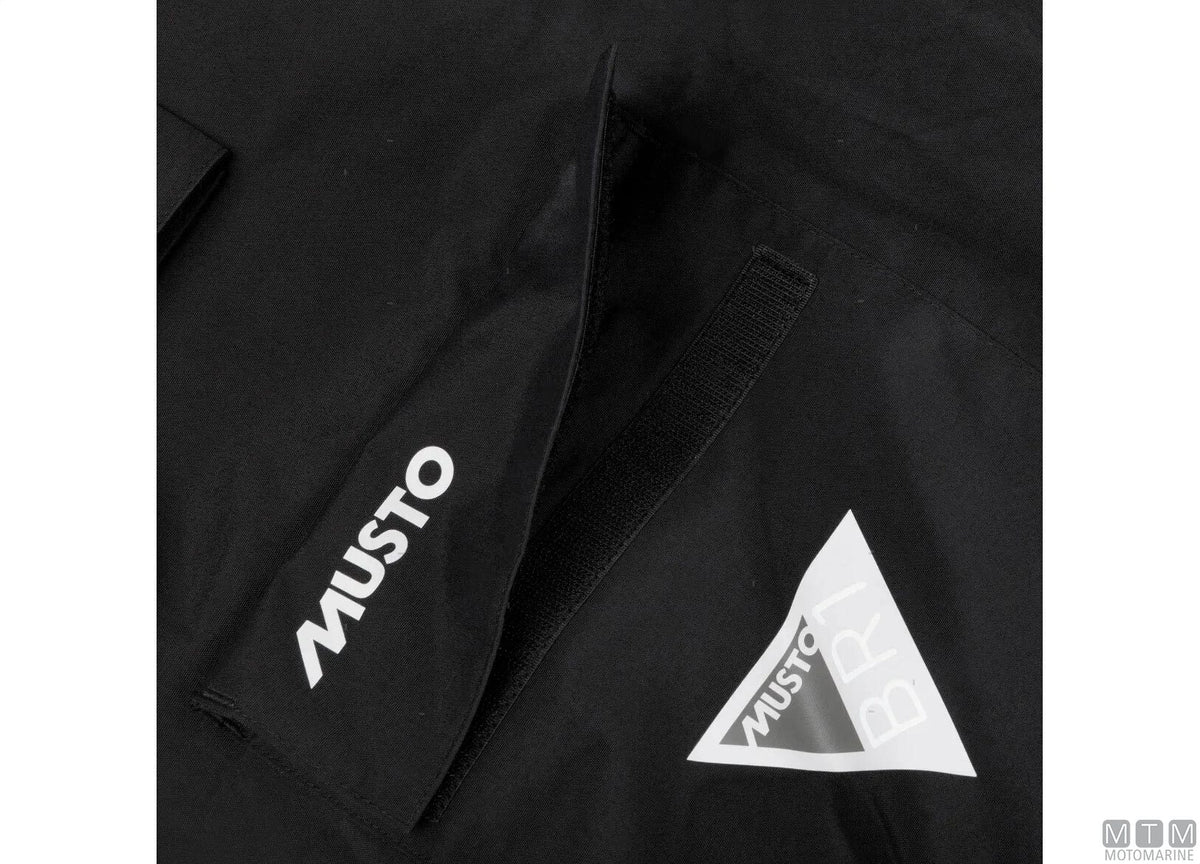 Musto BR1 Channel Salopette 990 Black L - original photo Motomarine Srl