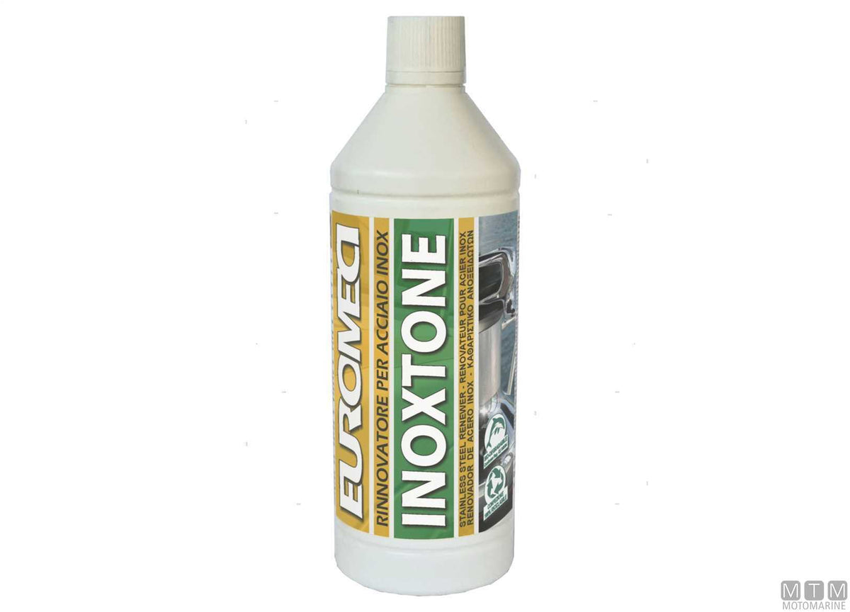 Euromeci Inoxtone stainless steel restorer 1 l - original photo Motomarine Srl