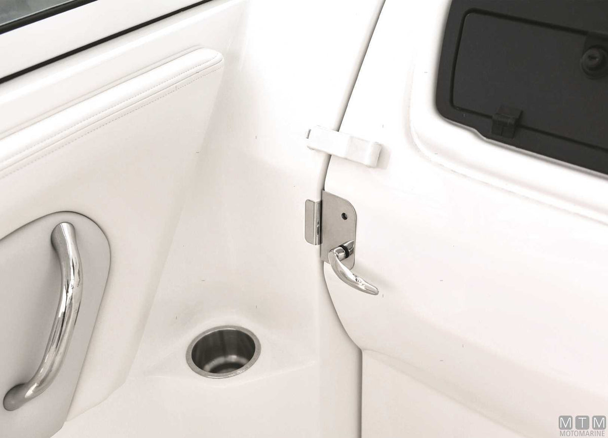 Privacy door lock with keys right-hand stainless steel - original photo Motomarine Srl