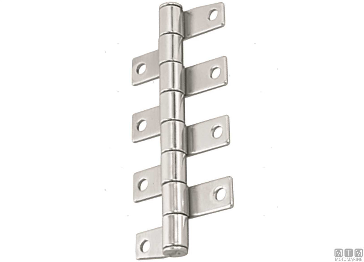 Matec braked piano hinge 79.2x45 mm, AISI 316 stainless steel - original photo Motomarine Srl