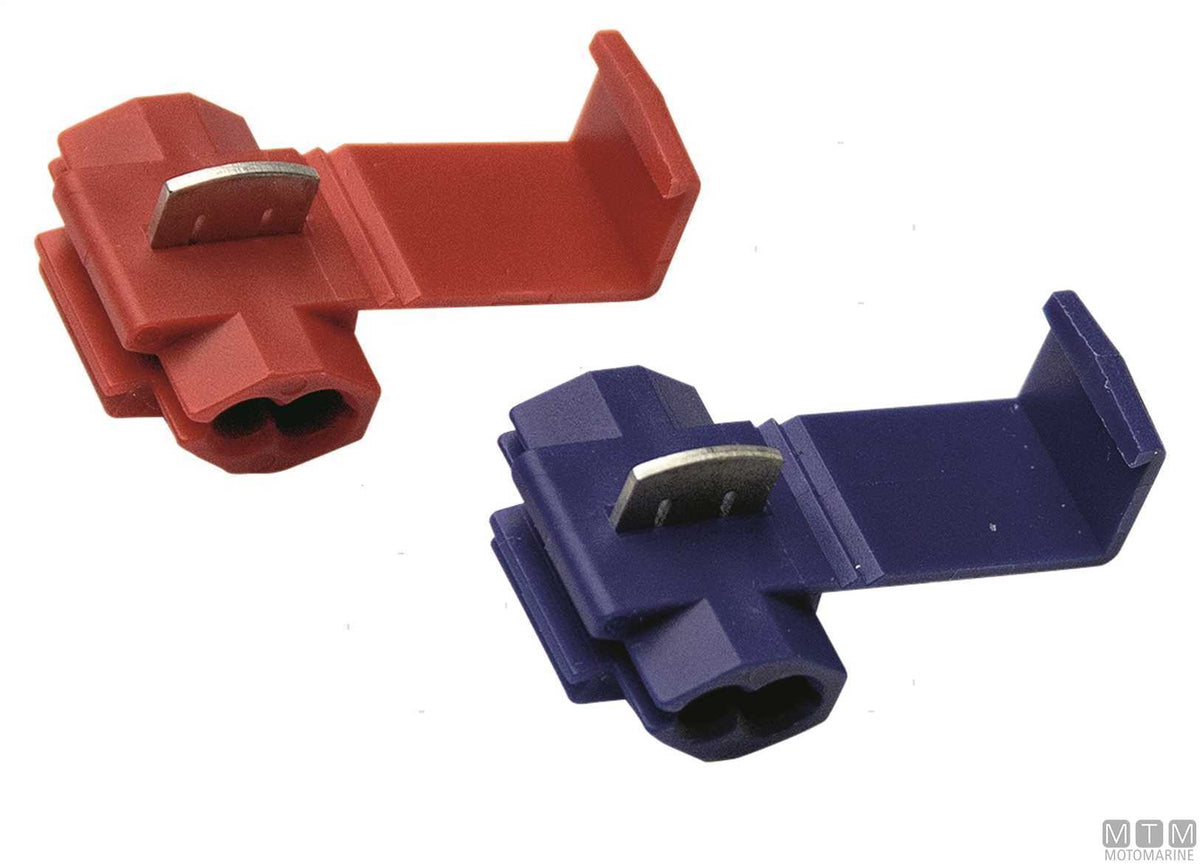 Blue quick splice connector for cable 1-2.5 mm - original photo Motomarine Srl