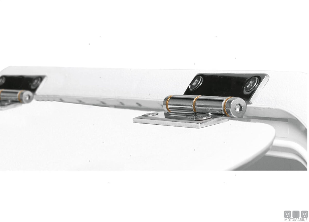 ROCA friction hinge 50x59 mm in stainless steel 316 - original photo Motomarine Srl