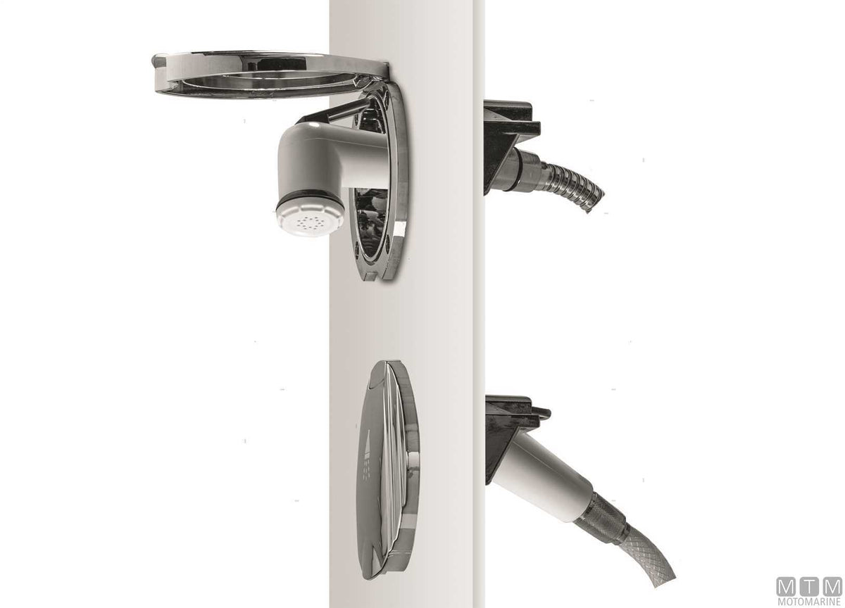 Shower kit Alba - chrome box - original photo Motomarine Srl