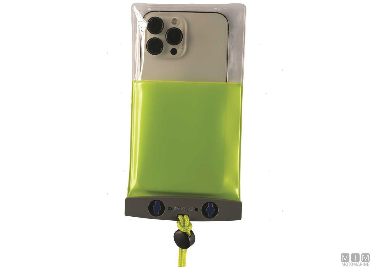Aquapac phone waterproof case Compact Plus blue - original photo Motomarine Srl