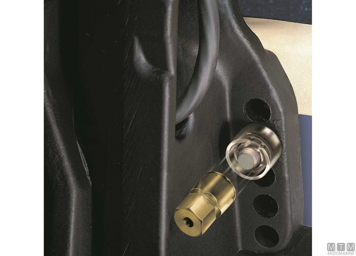 McGard Lower Unit anti-theft lock M10x1.25 for Yamaha leg - original photo Motomarine Srl