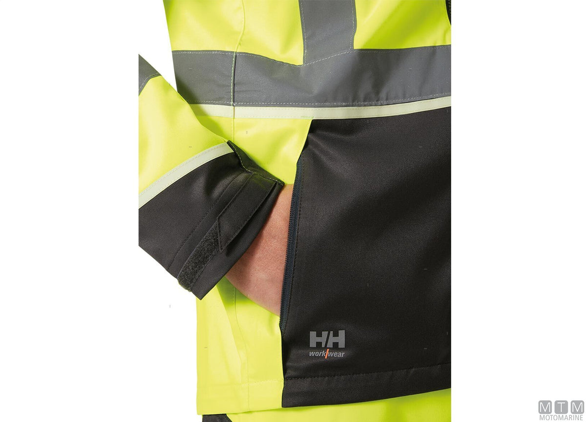 H/H WW UC-ME Jacket 369 hi-vis yellow M - original photo Motomarine Srl