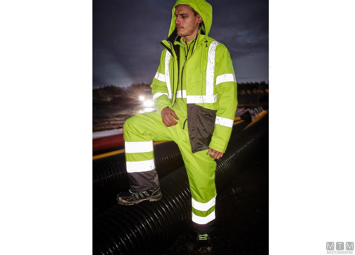 H/H WW UC-ME Trousers 369 hi-vis yellow 50 - original photo Motomarine Srl