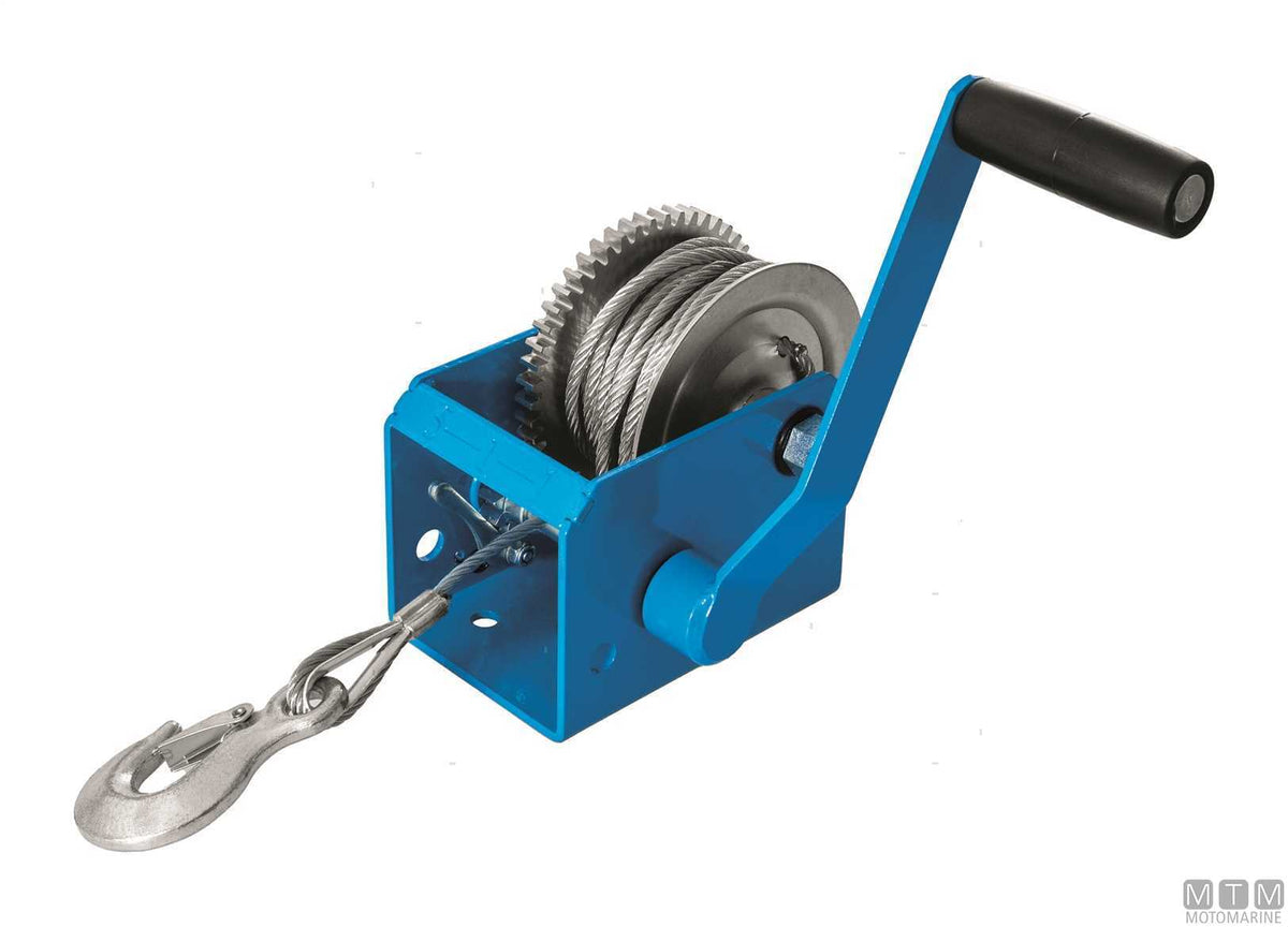 Bada HW manual trailer winch pull 1100 kg - original photo Motomarine Srl