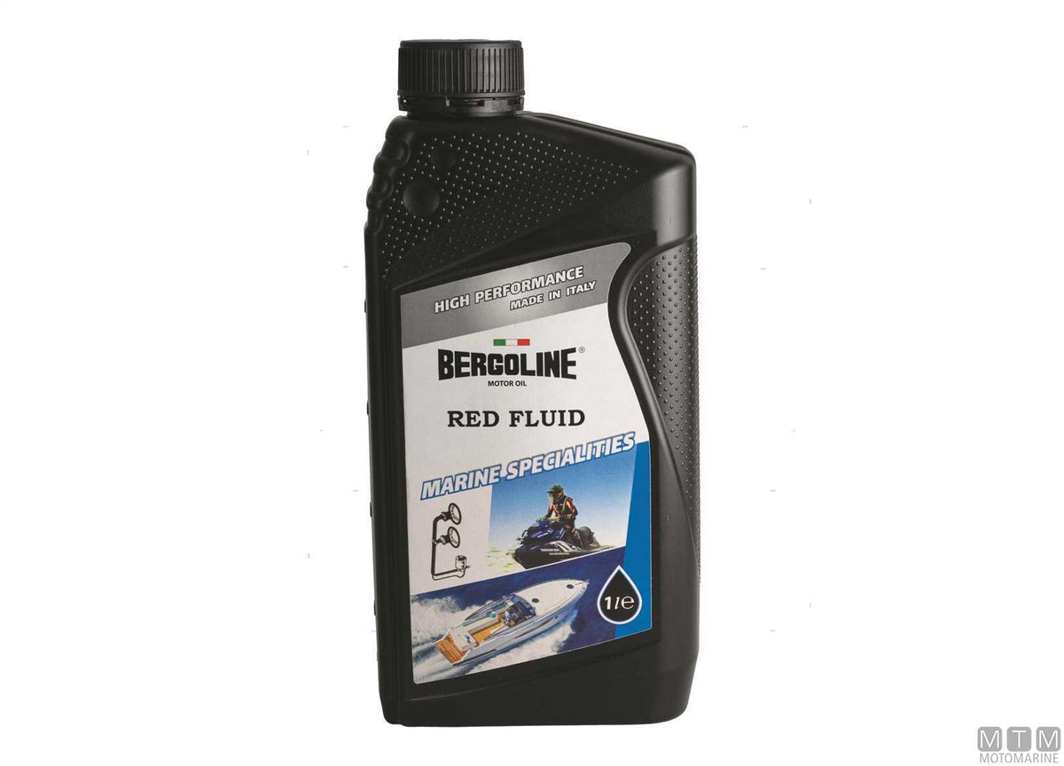 Hydraulic oil Red Fluid 1 L - original photo Motomarine Srl