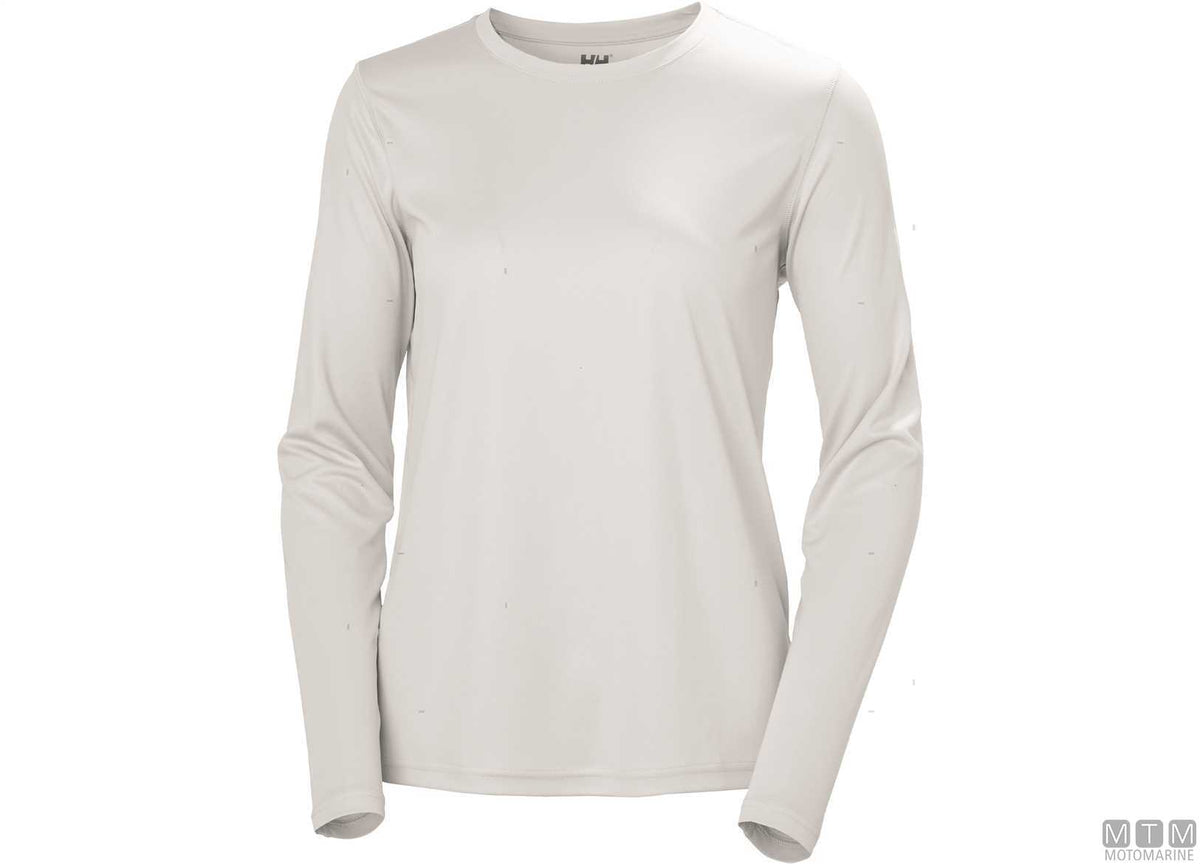 H/H Tech Crew 2.0 women's shirt 853 grey L - original photo Motomarine Srl