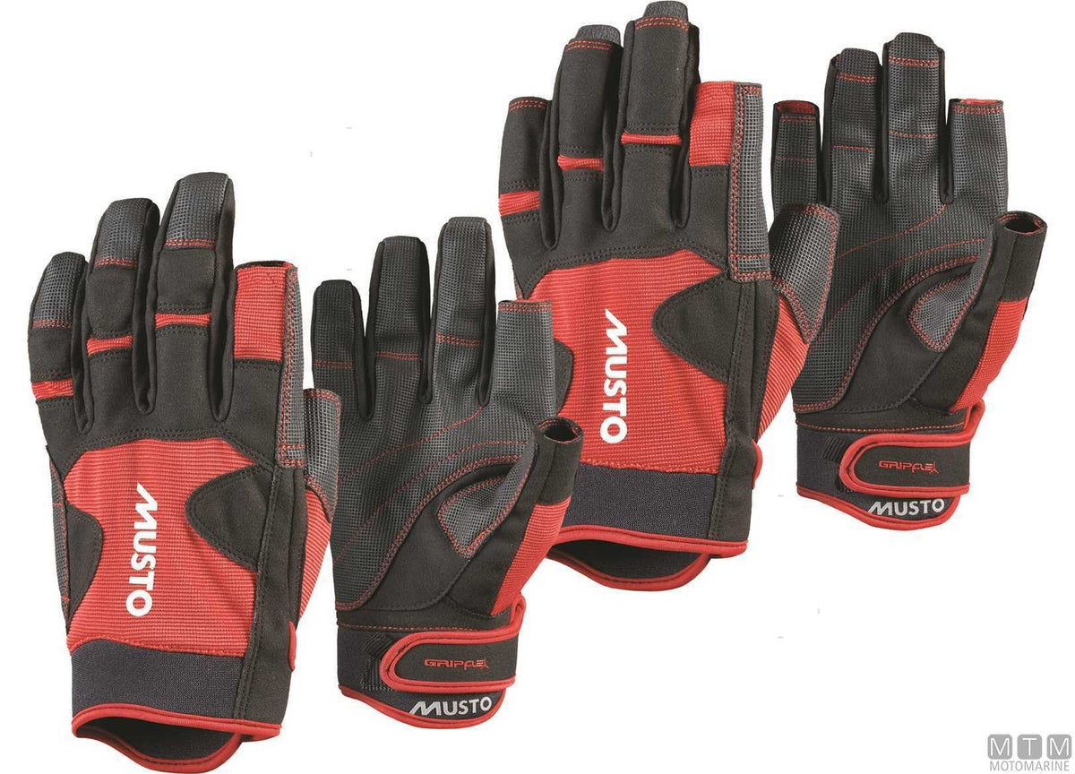 Musto Performance 2.0 Full Finger Gloves 169 Red S - original photo Motomarine Srl