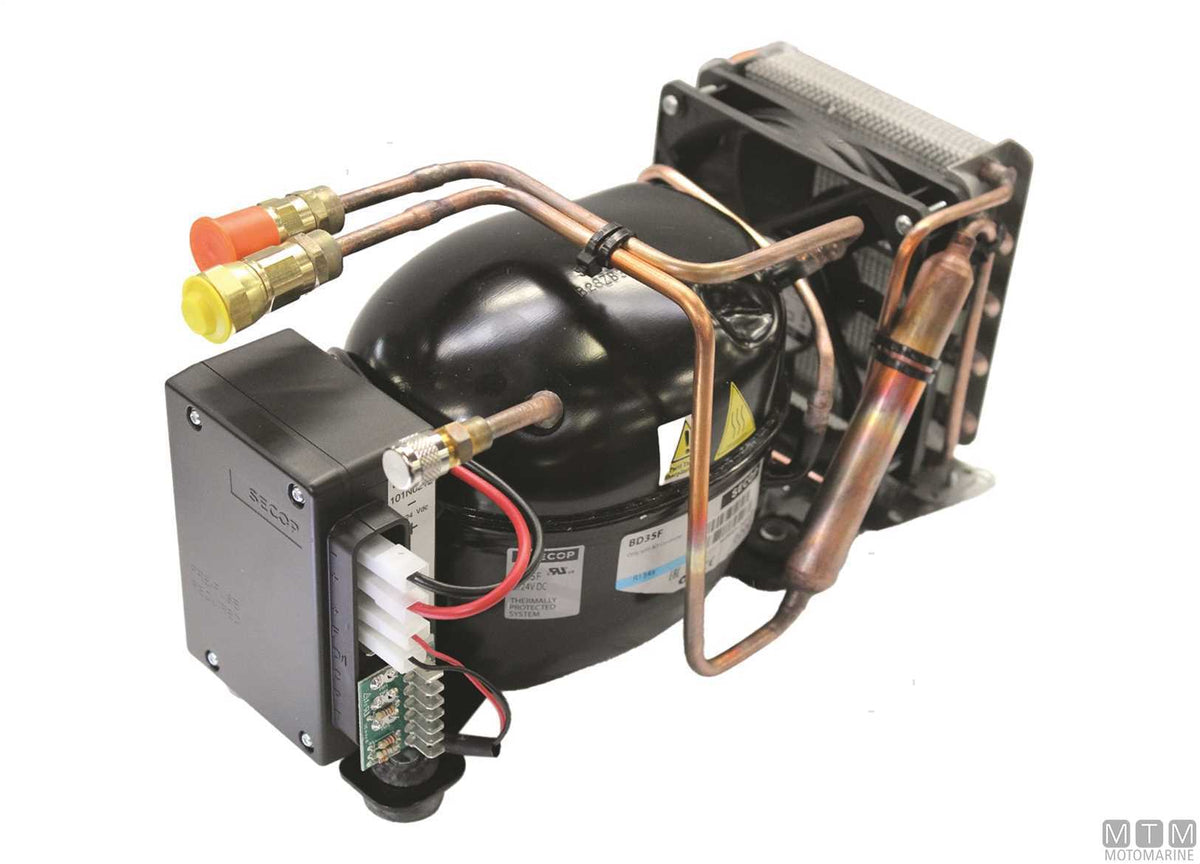 Danfoss ND50-ORV compressor, horizontal - original photo Motomarine Srl