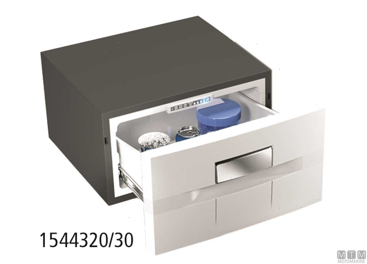 Drawer fridge 20 L VF D20A black, external compressor - original photo Motomarine Srl