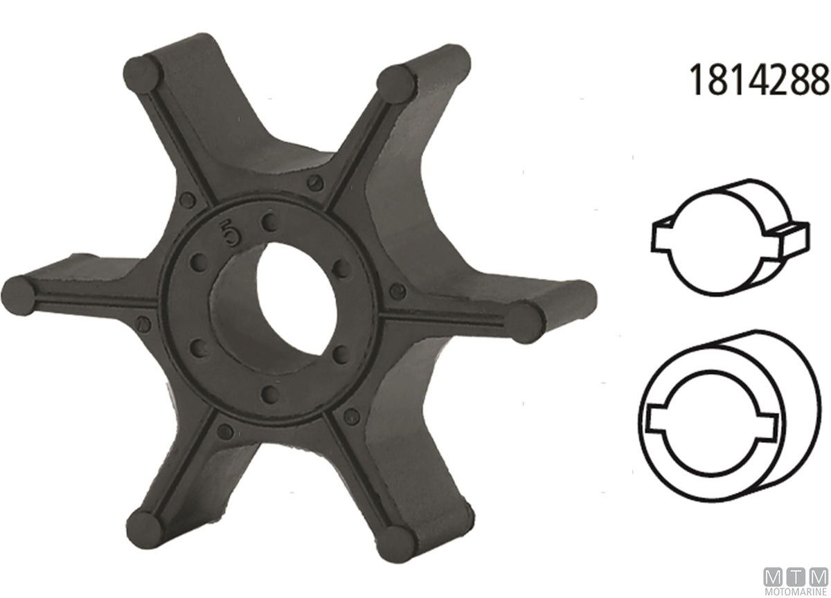 Impeller MTM - OEM Suzuki 17461-94700/1 - original photo Motomarine Srl