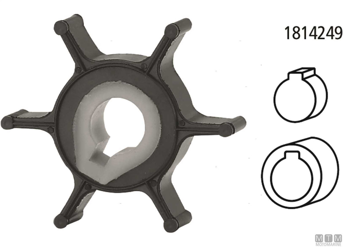 Impeller MTM - OEM Yamaha 646-44352-01 - original photo Motomarine Srl