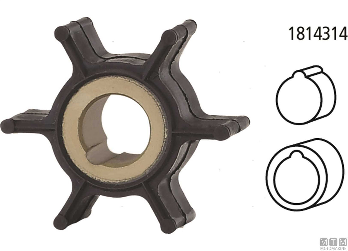 Impeller MTM - OEM Suzuki 17461-96301/11/12 - original photo Motomarine Srl