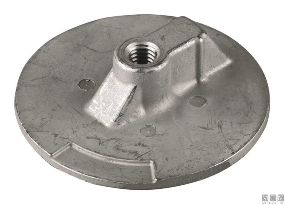 Plate anode for Mercury V6-Alpha-Bravo-Verado leg, zinc - original photo Motomarine Srl