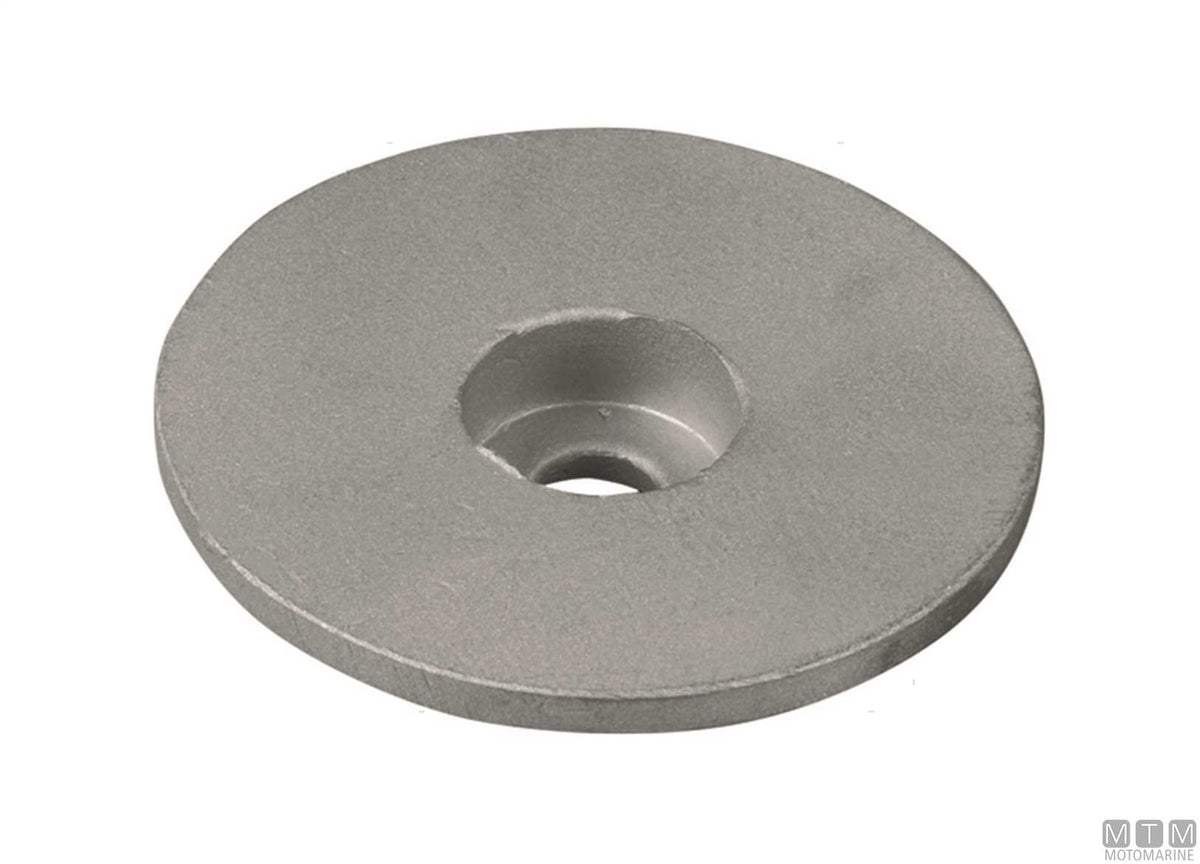 Foot plate anode for Suzuki DT9.9 in zinc - original photo Motomarine Srl