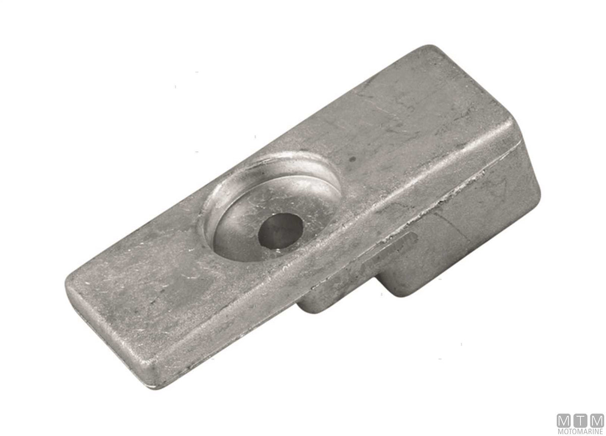 Plate anode for Suzuki DF 90 in aluminium - original photo Motomarine Srl