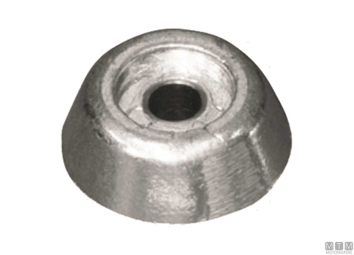 Ogive anode for Lewmar 185 bow thruster in zinc - original photo Motomarine Srl