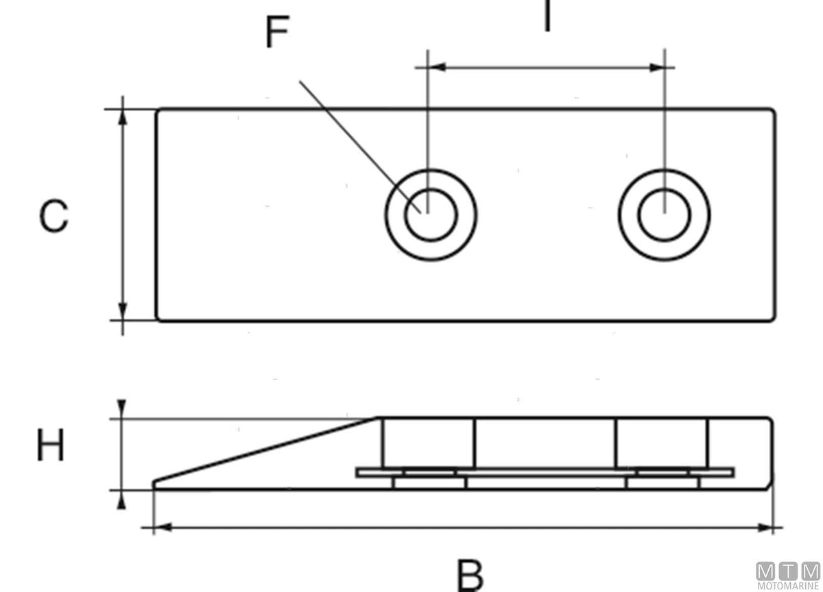 Anode screw kit for 5110312 - original photo Motomarine Srl