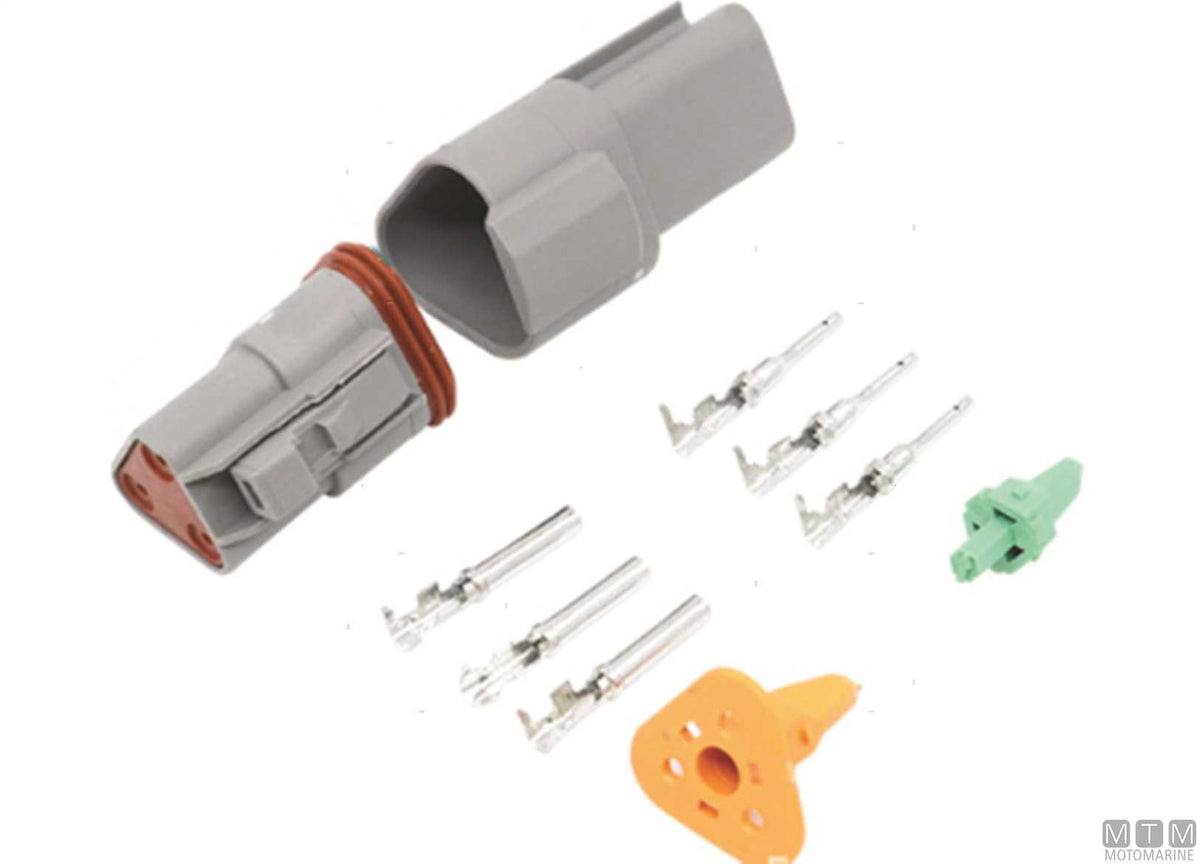 Quick connector D-Type 6-pole - original photo Motomarine Srl