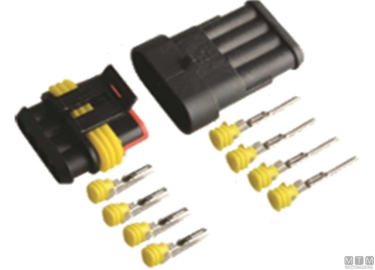 Quick connector T-Type 2-pole - original photo Motomarine Srl