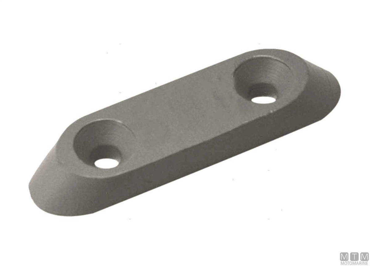 Fin anode for Suzuki 115 HP in aluminium - original photo Motomarine Srl