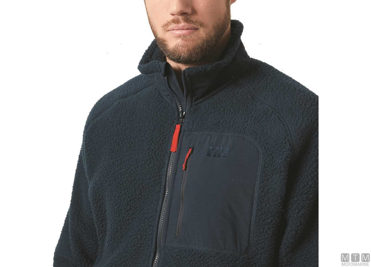 H/H Panorama fleece jacket 597 navy blue 2XL - original photo Motomarine Srl