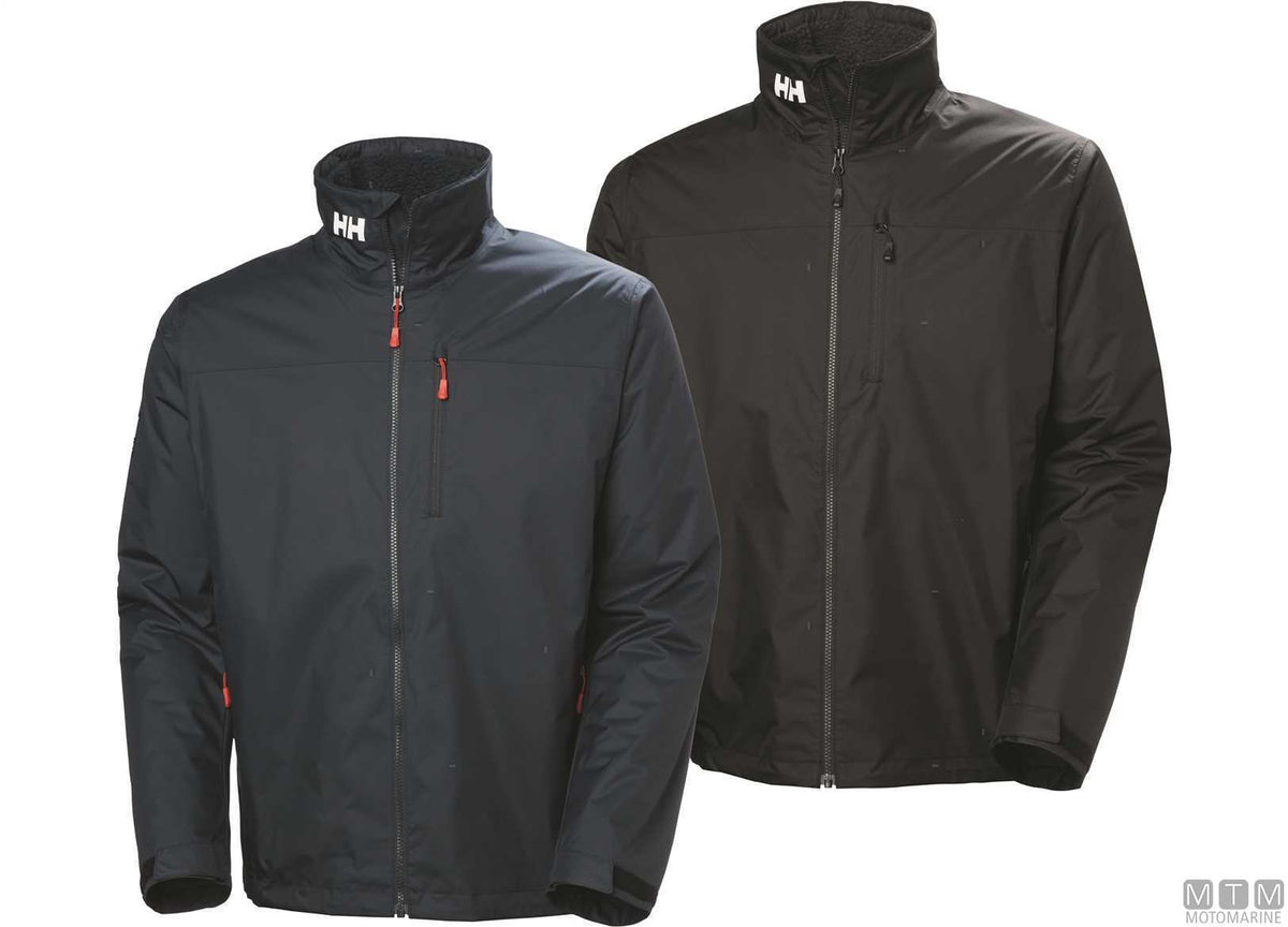 H/H Crew fleece jacket with hood 990 black M - original photo Motomarine Srl