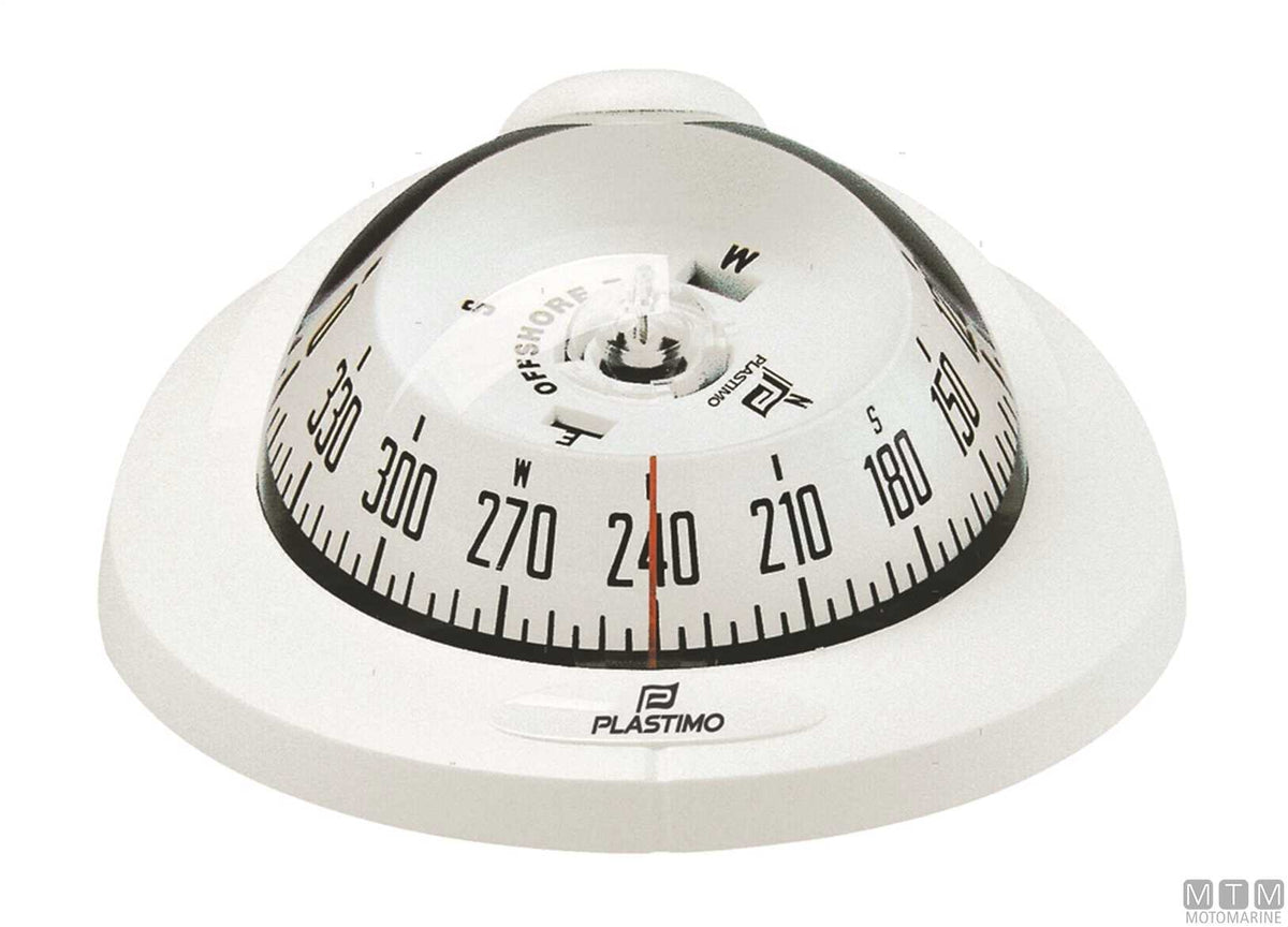 Plastimo Offshore 75 compass, black - original photo Motomarine Srl