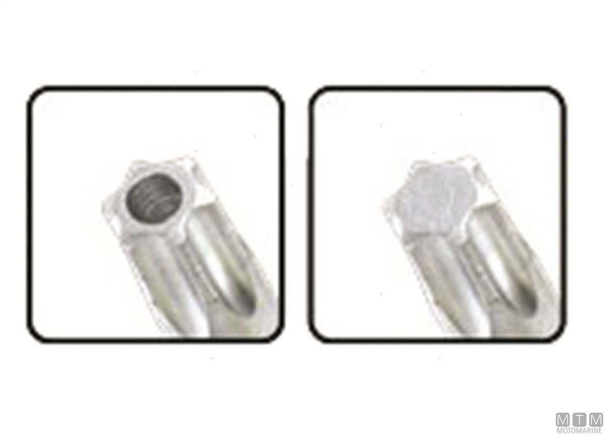 Long Torx keys T10-T50, 9-piece set - original photo Motomarine Srl