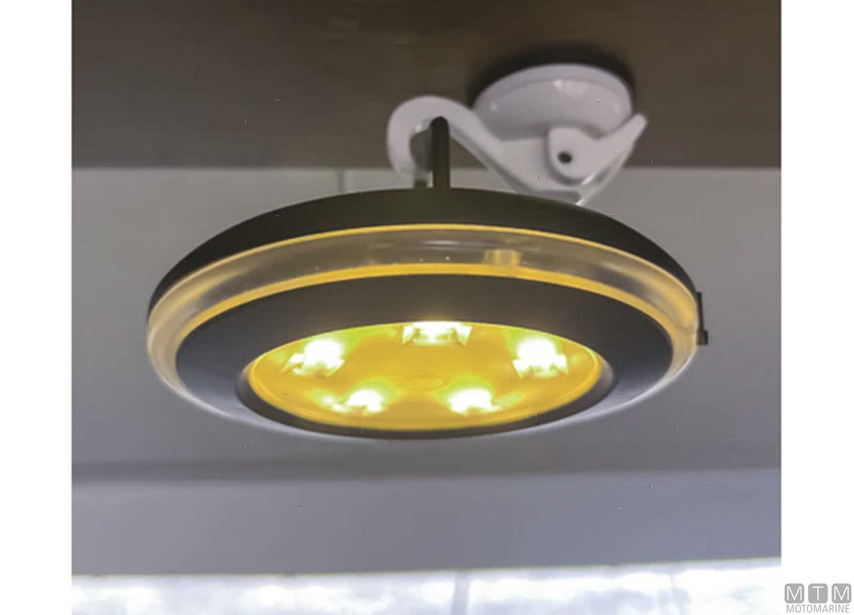 Lumagsolar LED light with solar charging - original photo Motomarine Srl