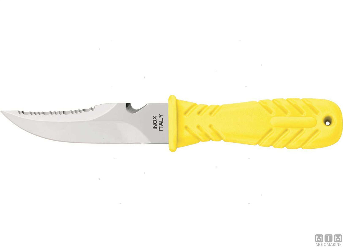 Mac Shark 10-N black knife, 10 cm blade - original photo Motomarine Srl