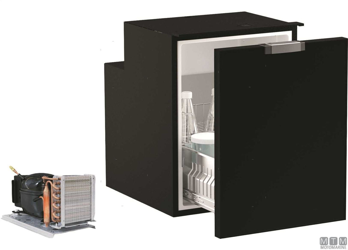 Drawer fridge 75 L VF C75DW grey, external compressor - original photo Motomarine Srl