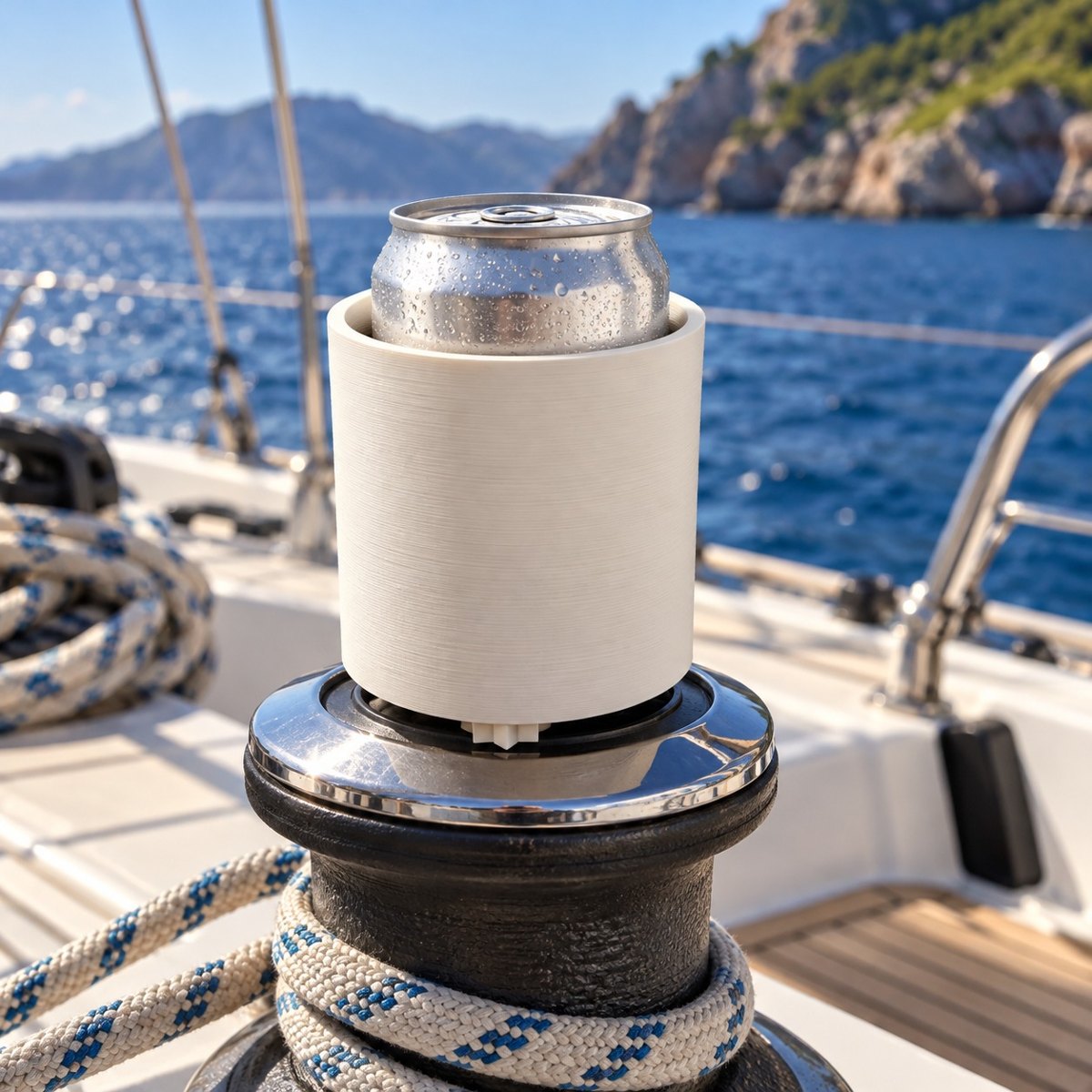 Winch cup holder