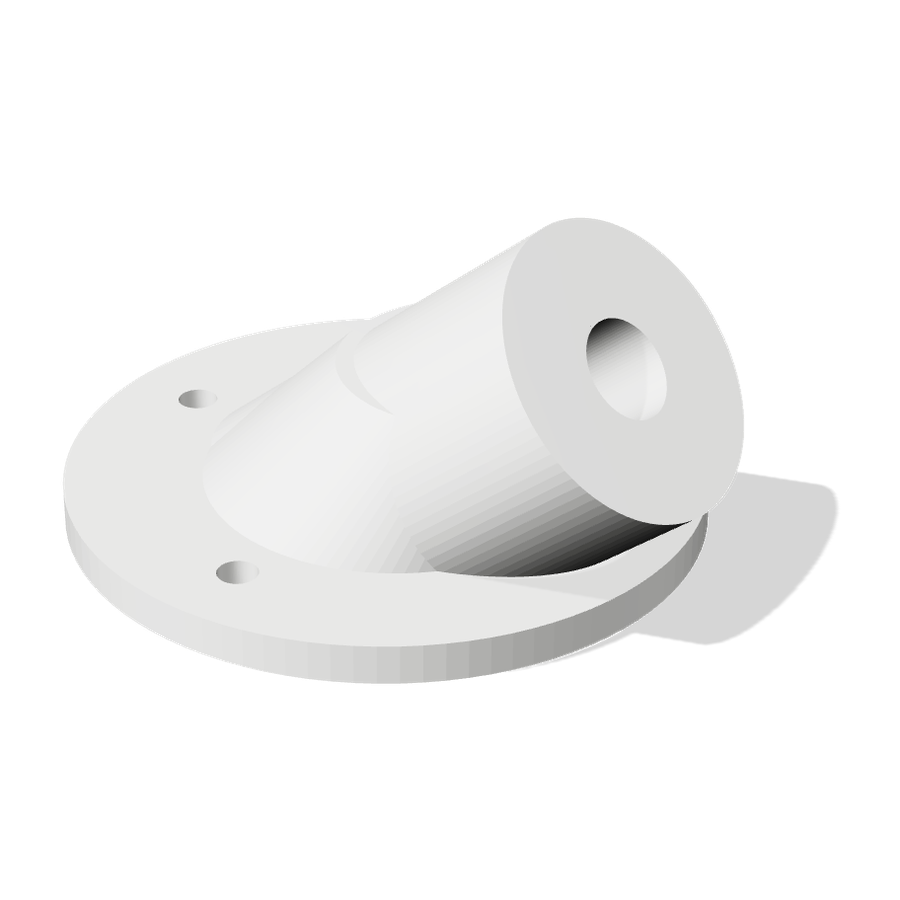 Deck cable gland 3D render