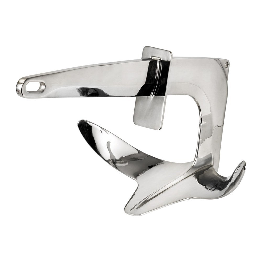 Trefoil SS anchor w/gripping plate 10 kg - foto originale Osculati Srl